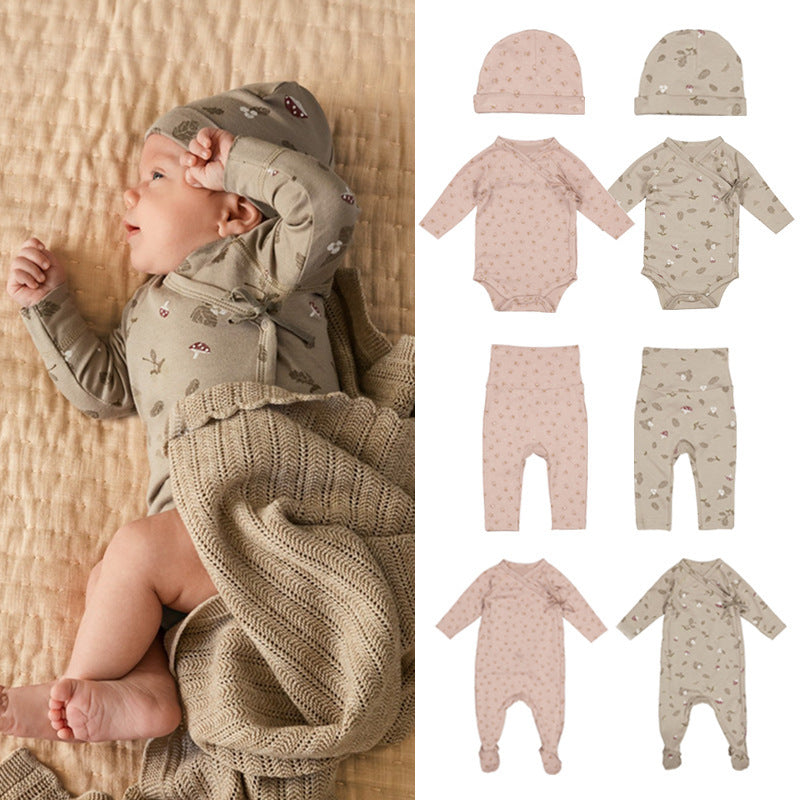Cotton Baby RompersPrinted Suit