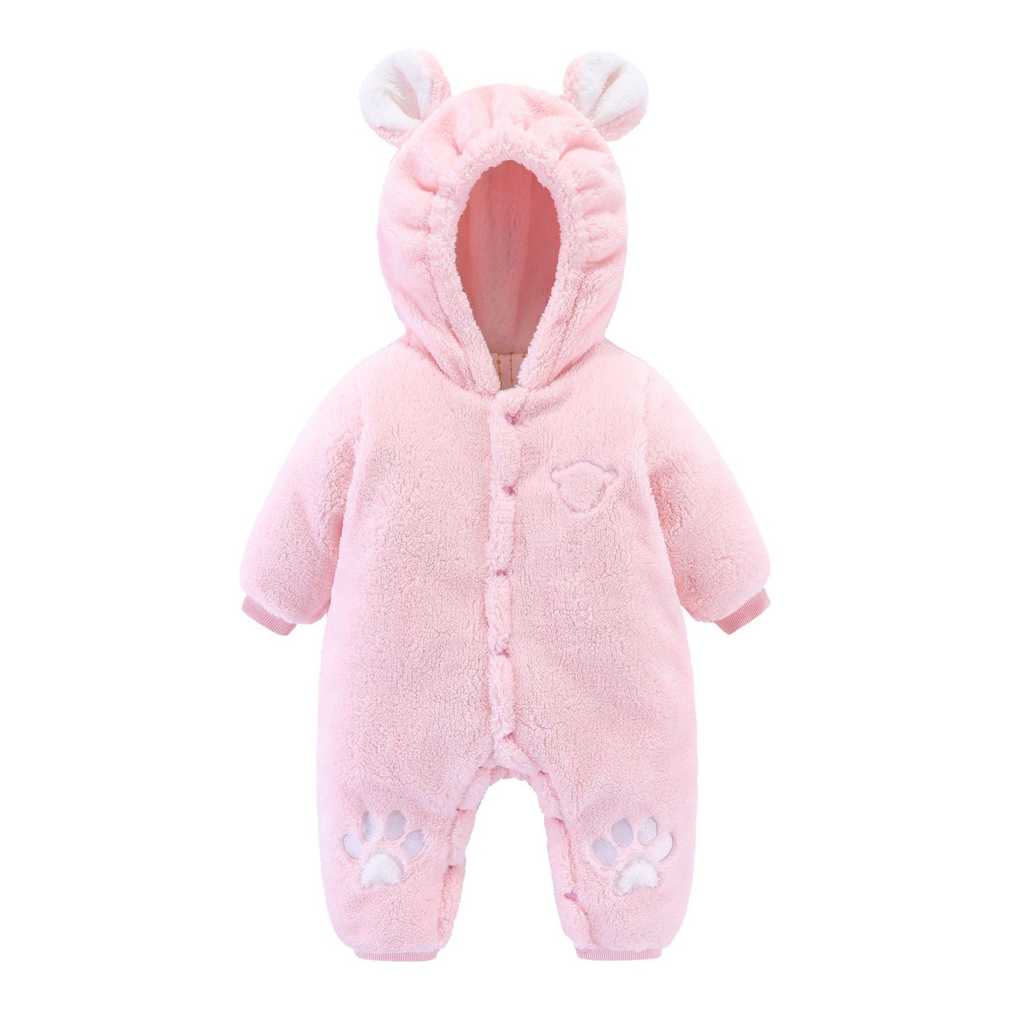 Fluffy, Quilted Baby Romper