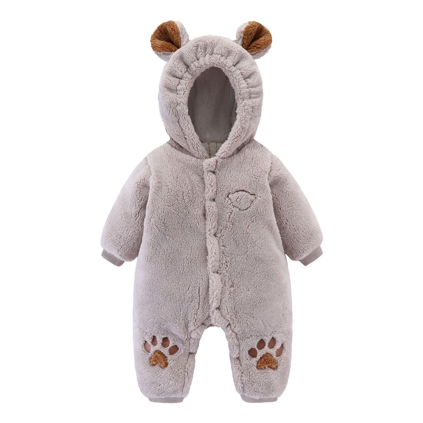 Fluffy, Quilted Baby Romper