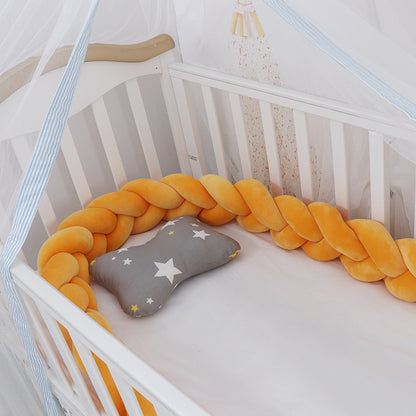 Baby Bed Bumper Braid Knot Pillow