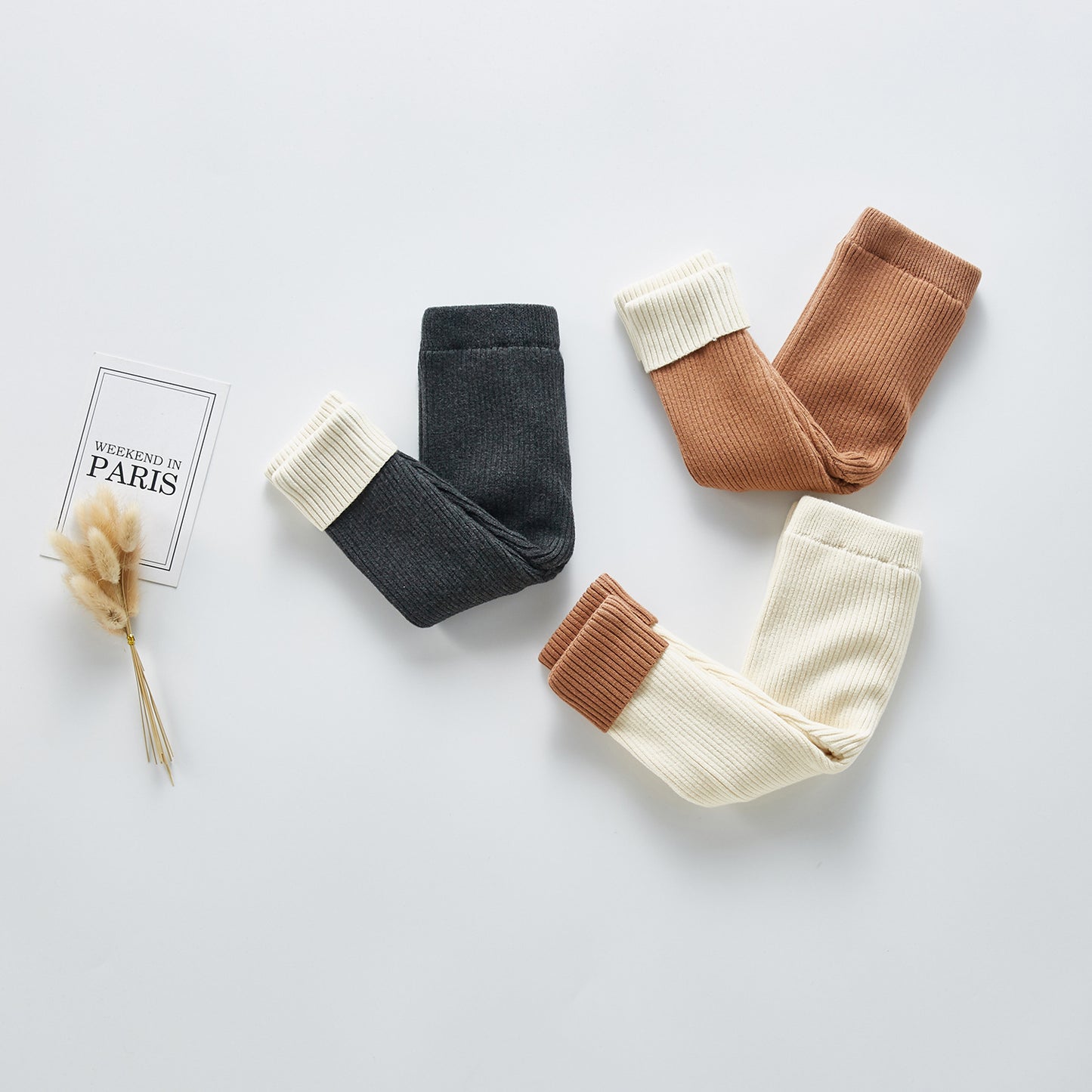 Thick legging knit pants