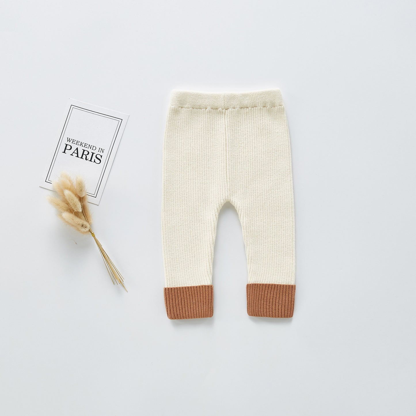 Thick legging knit pants