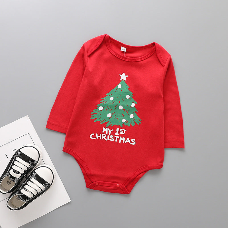 Christmas Baby Long Sleeve Jumpsuit