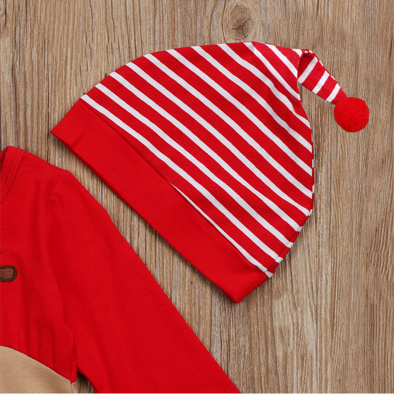 Christmas Long Sleeve Baby Jumpsuit