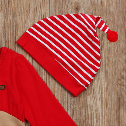 Christmas Long Sleeve Baby Jumpsuit