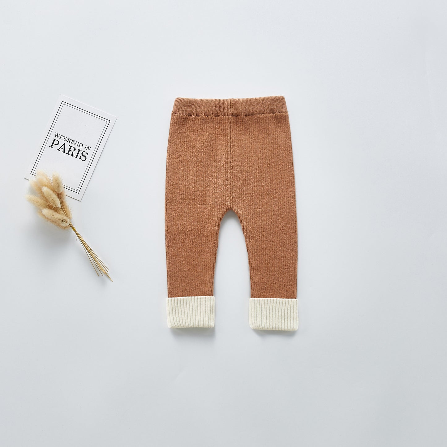 Thick legging knit pants