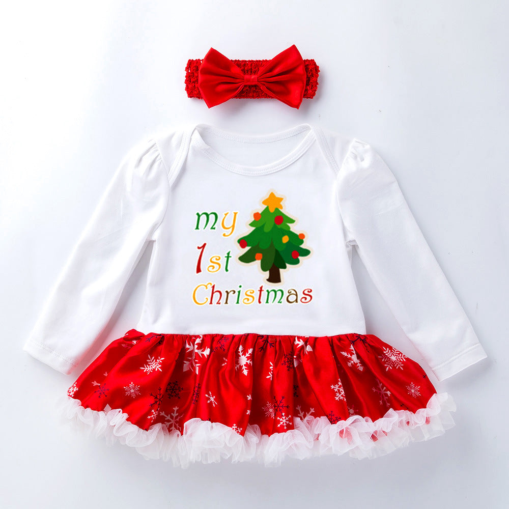 My 1st Christmas Romper