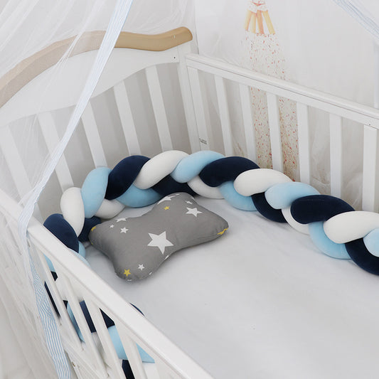 Baby Bed Bumper Braid Knot Pillow