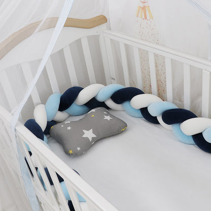 Baby Bed Bumper Braid Knot Pillow