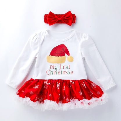 My 1st Christmas Romper