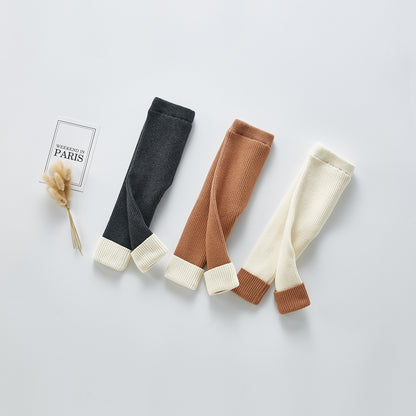 Thick legging knit pants