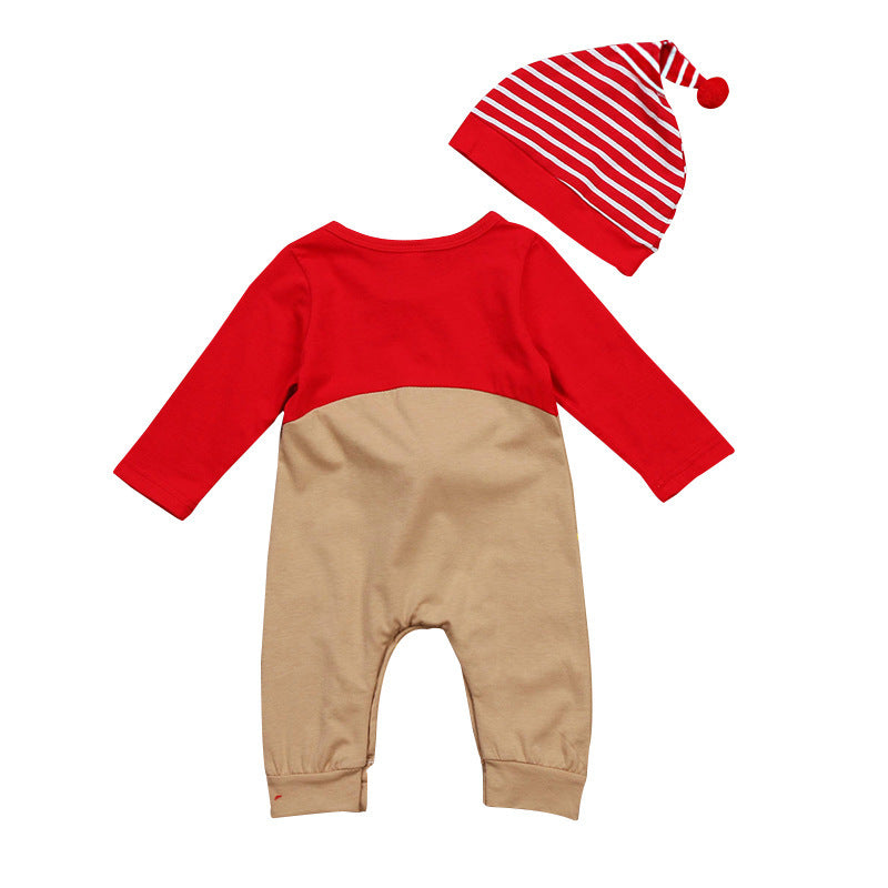 Christmas Long Sleeve Baby Jumpsuit