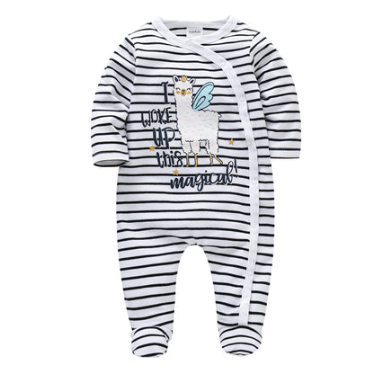 Cotton Toddler Clothes 5-piece Long-sleeved Baby Jumpsuit