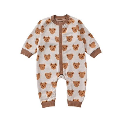 Baby Autumn Jumpsuit Knitted Bear
