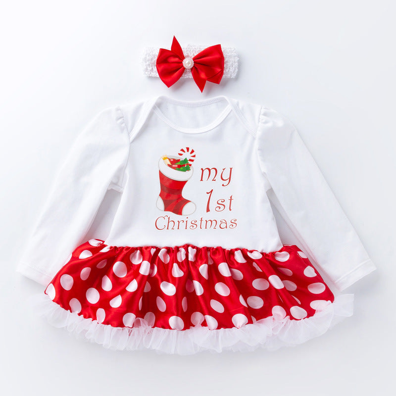 My 1st Christmas Romper