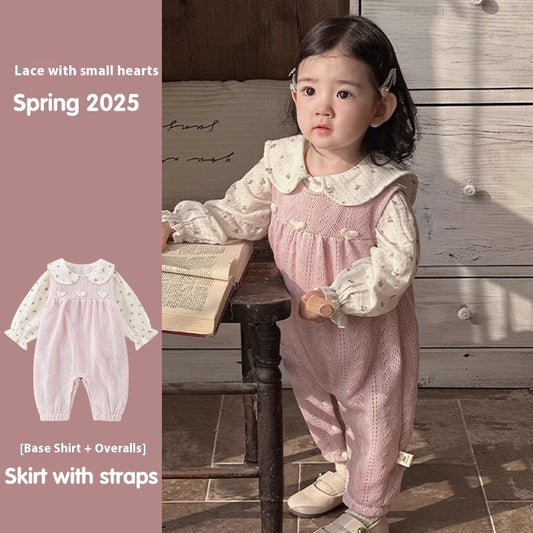 Baby Girl Autumn Overalls