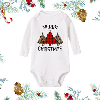 My 1st Christmas Newborn Baby White Long Sleeve Jumpsuit