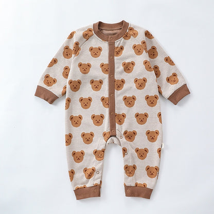 Baby Autumn Jumpsuit Knitted Bear