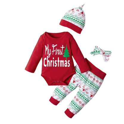 Cotton Long Sleeved Christmas Set