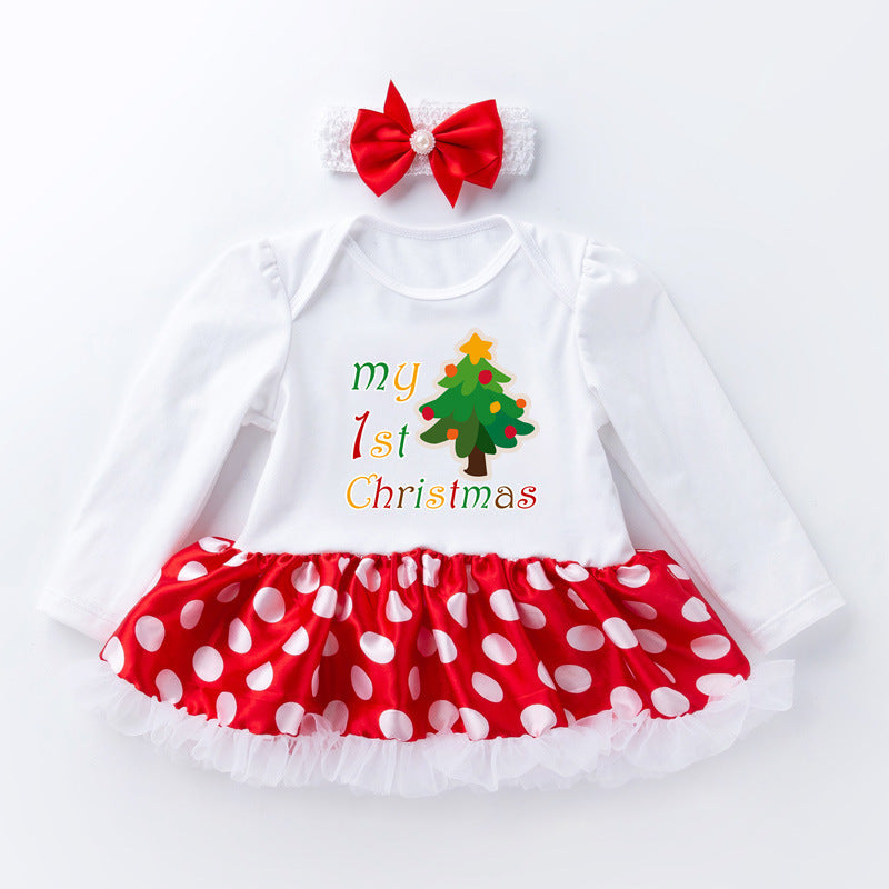 My 1st Christmas Romper
